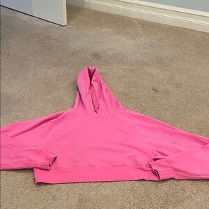 Pink Hoodie alo cropped xs